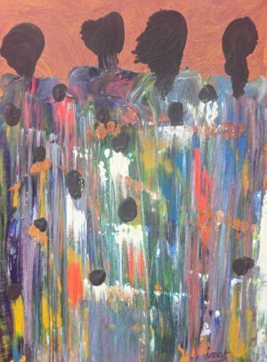 IMATS_GALERIE_Marlene_Millon-Desvignes_tableaufamille34_ok Ndosi Kanda III