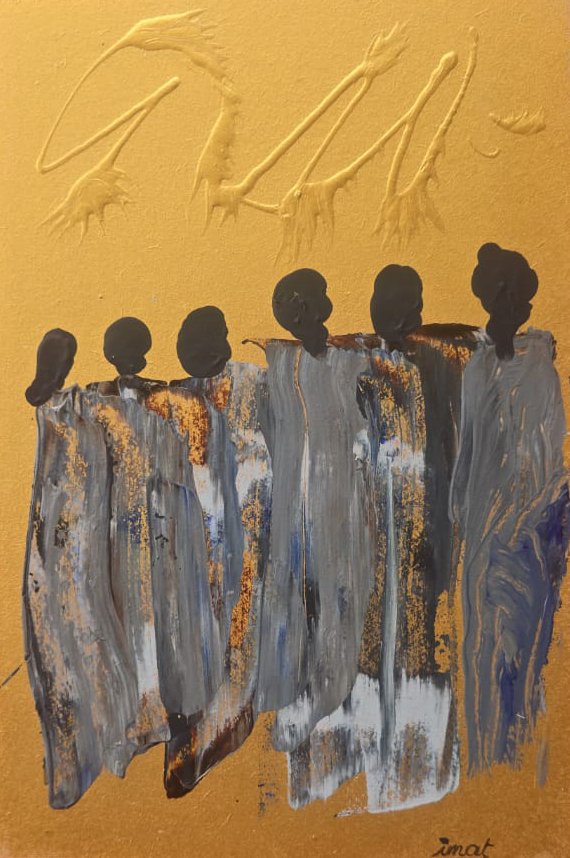 IMATS_GALERIE_Marlene_Millon-Desvignes_tableaufamille37_ok Kanda Nzinga I