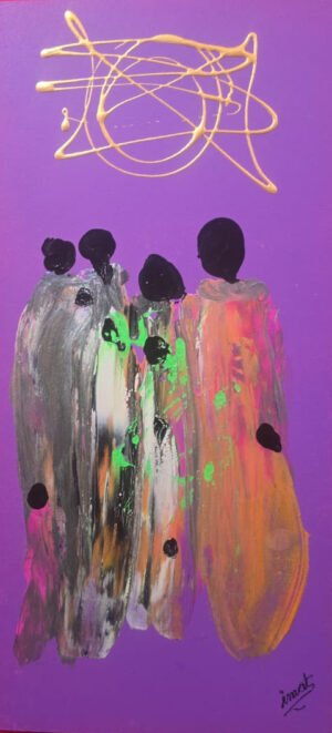 IMATS_GALERIE_Marlene_Millon-Desvignes_tableaufamille61_madingu_ma_zulu Madingu ma zulu