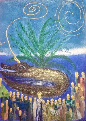 IMATS_GALERIE_Marlene_Millon-Desvignes_tableaufamille71-D_ok Lac Ngandu Gauche